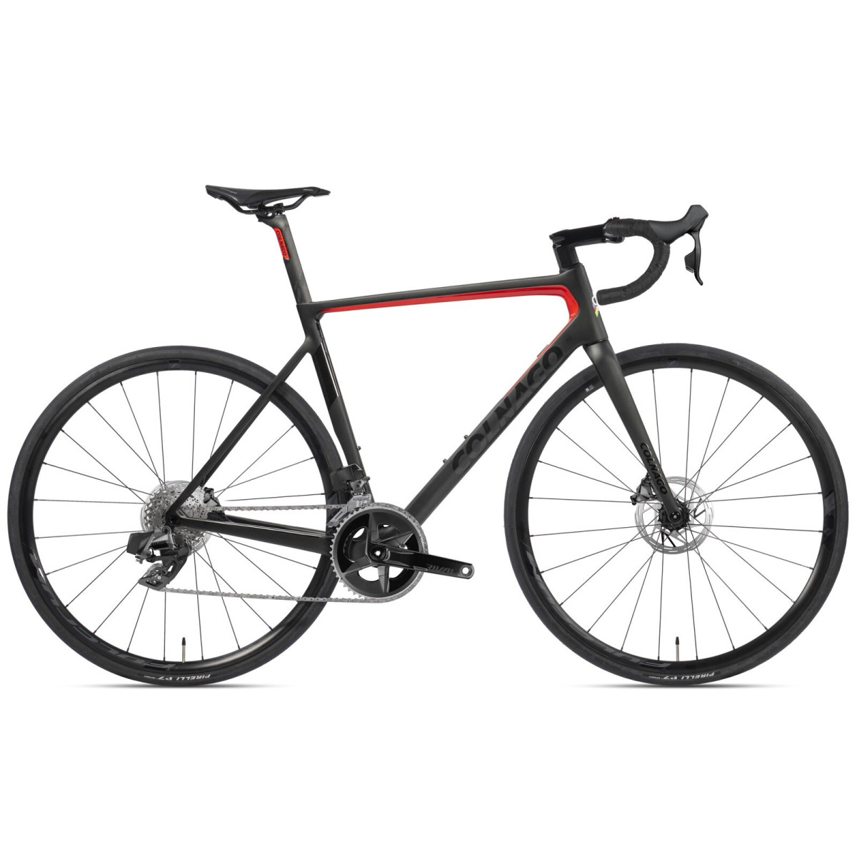 Colnago V3 Road Bike | Sram Rival AXS | Black - Red | Velonova ®